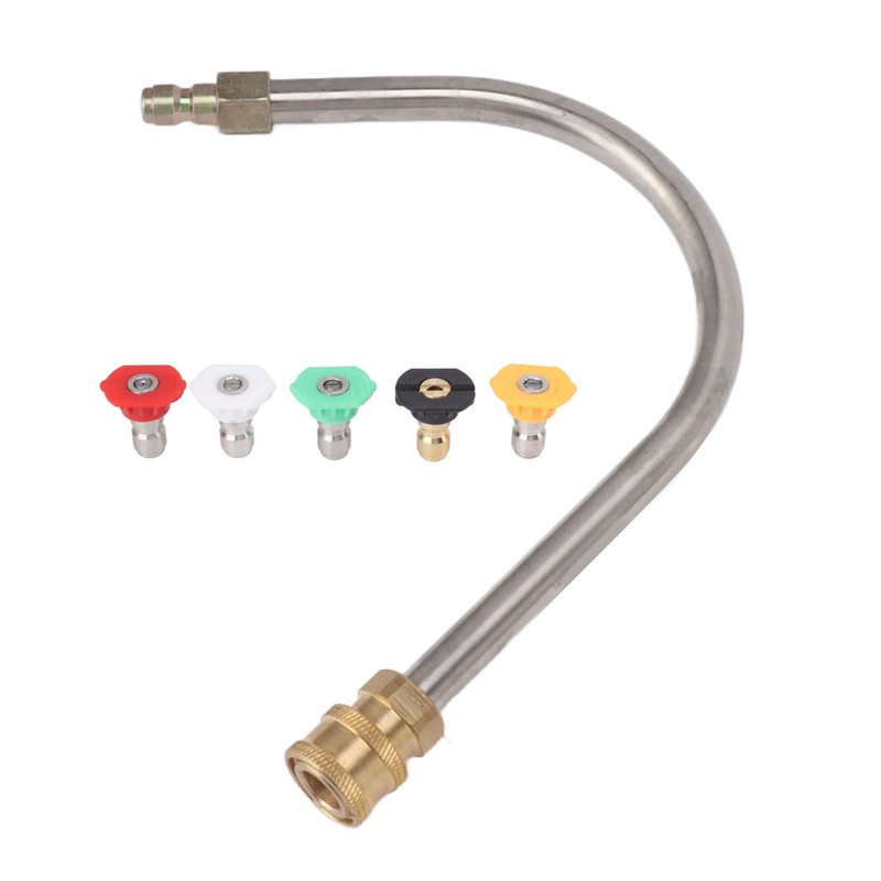 Pressure Washer Extension Wand Stainless Steel Brass 4000psi 1/4 Inch