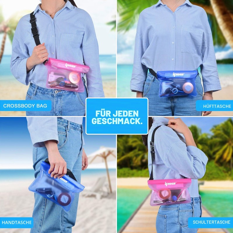 ipow Waterproof Bag Underwater Bag Small Dry Bag Bum Bag