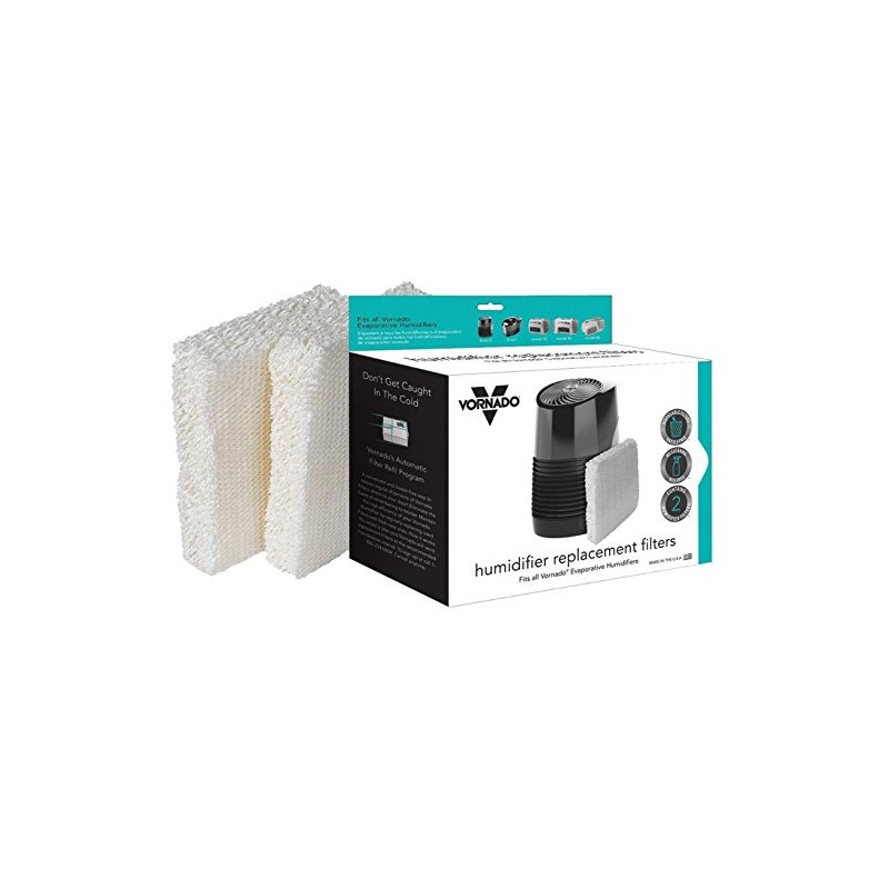 Vornado MD1-0002 Replacement Humidifier Wick Filters, 2-pk