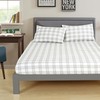 Chezmoi Collection 4-Piece Lodge Plaid Sheet Set Queen Size -