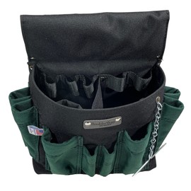 BOULDER Bag PRO 120 Professional Electrician Single Pouch. Green. Tool Belt Ready Durability Wide Mouth, Deep Pockets, Pro Box Design. Made in The USA.