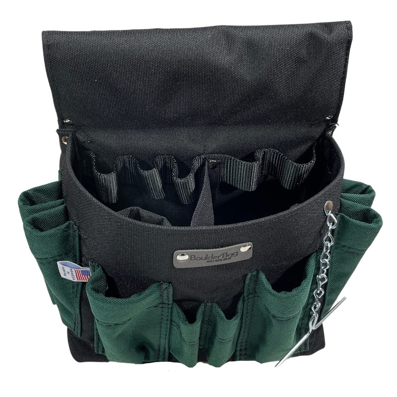 BOULDER Bag PRO 120 Professional Electrician Single Pouch. Green. Tool