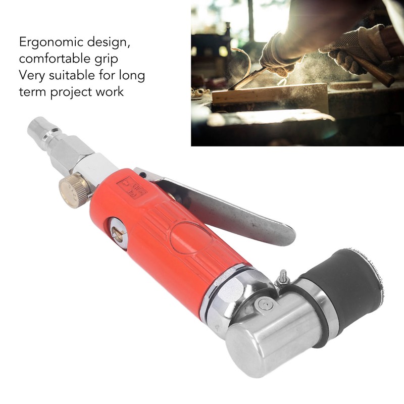 Air Angle Grinder 1/4 Inlet 8500RPM Alloy Steel Pneumatic Sander