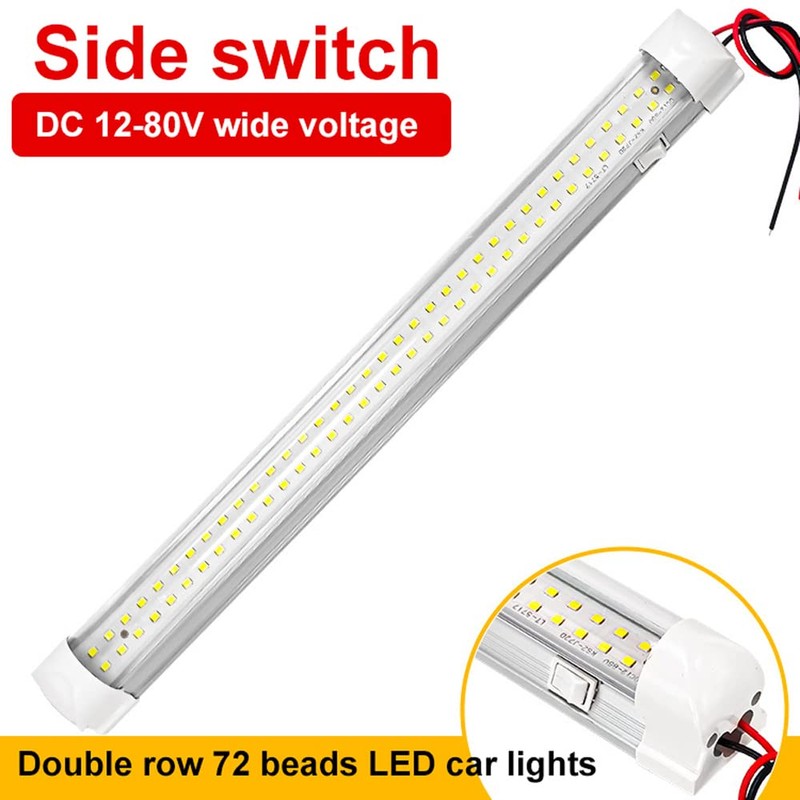 Hsthe Sea 2 PCS LED Interior Light Strip Interior Lighting