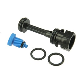 URO Parts 17111437360 Radiator Adjusting Screw w/Drain Plug, For compatible models with AUTOMATIC transmission