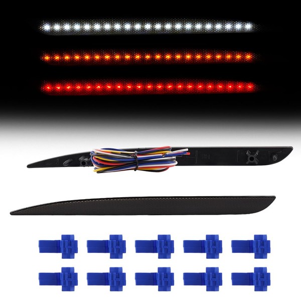 BMueirn Led Rear Reflector Lights Kit Compatible with Chrys'ler 300/