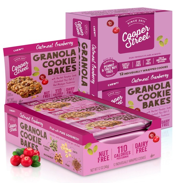 Cooper Street - Chewy Granola Bakes, Cranberry Oatmeal Cookies, Oatmeal