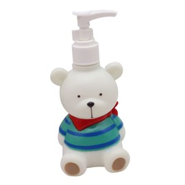 Baluue 1pc Bottled Shower Gel Waffle Pan Induction Pump Bottles for Empty Liquid Bottle Travel Bottles for Toiletries Press Type Lotion Bottle Cartoon Lotion Bottle Vinyl