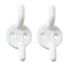 Merriway® BH01554 (2 Pcs) Rope Cord Cleat Hooks, 50mm (2