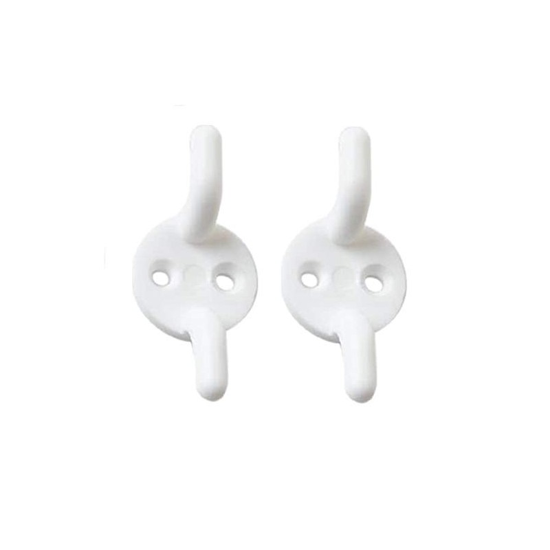 Merriway® BH01554 (2 Pcs) Rope Cord Cleat Hooks, 50mm (2