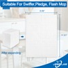 JEBBLAS Disposable Mop Cloth Dry Sweeping Pad for Floor Mop