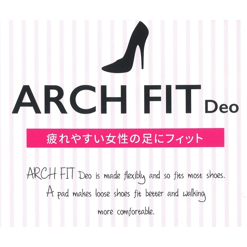 Arch Fit Deo Women's 3D Insole, Mesh, M (9.1 -