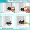 WADEO Cooler Drain Plug Hose Connection, Replacement Drain Plug with