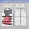 TINGSING Garment Bag for Travel Kids, 37 Inch Clear Dance