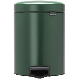 Brabantia Bathroom Pedal Bin, Pine Green, 5 Litre