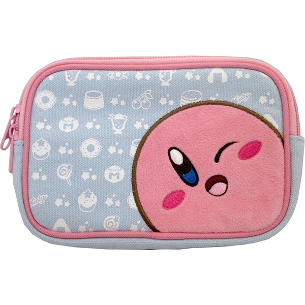 Fluffy Kirby Square Pouch, Blue