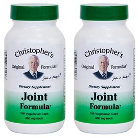 Christopher's Original Formulas Joint Formula – 100 Vegetarian Capsules – Synergistic Herbal Blend for Joint Support – Made in The USA - Pack of 2