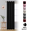 Deconovo Black Blackout Panel Curtains 52 by 95 Inch 1
