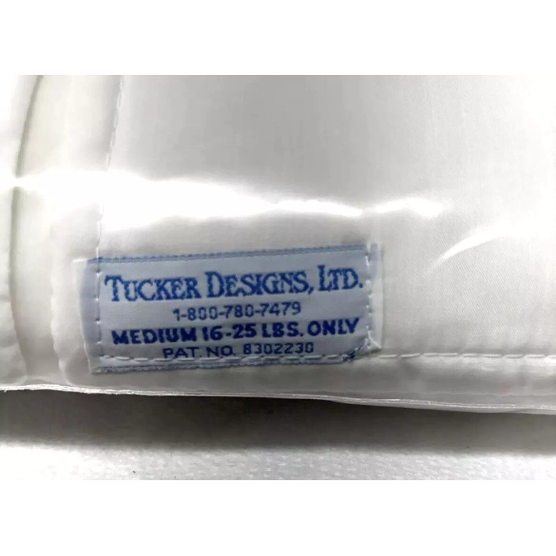 Tucker Designs (1) Tucker Sling WHITE Medium 16-24lb Baby Crib
