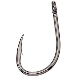 Live Bait Hook, Size: (25 Pack) NS Black, 8/0
