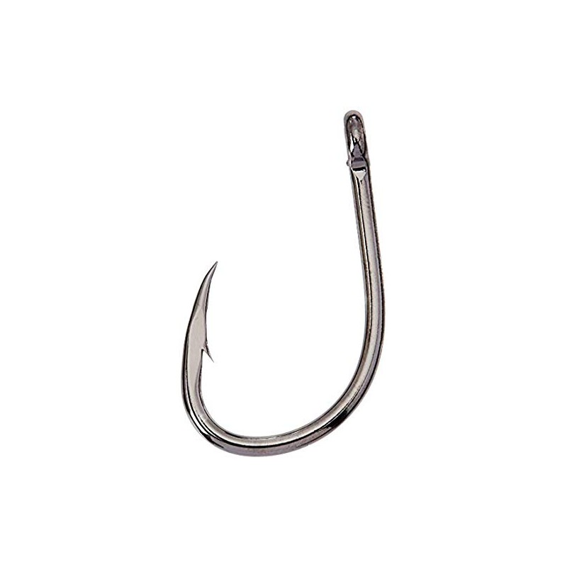 Live Bait Hook, Size: (25 Pack) NS Black, 8/0