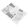 2Pcs Clear Stamp English Words Pattern Clear Safe Reusable TPR