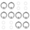 TIOMIOSEA Ring Nut M12, 304 Stainless Steel Threaded Eye Nut