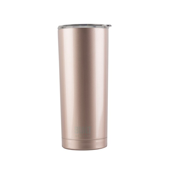 BUILT 20 Ounce Double Wall Stainless Steel Tumbler Gold 5193243