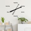 Gosknor 2pcs Large Arrow Spinner, Black Detachable Plastic Arrow Spinner