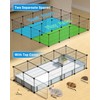 BUCATSTATE Guinea Pig Cages for 2, 20 Panels Guinea Pigs