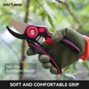 Flora Guard Garden Shears 8.2" Bypass Pruning Shears, Professional Ultra