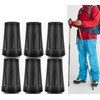 6 Stück Nordic Walking Gummipuffer – Für alle Stöcke bis