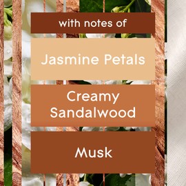 Glade Plug in Air Freshener Refill, Electric Scented Oil Room Air Freshener, Sandalwood & Jasmine, 6 Refills (6 x 20ml)