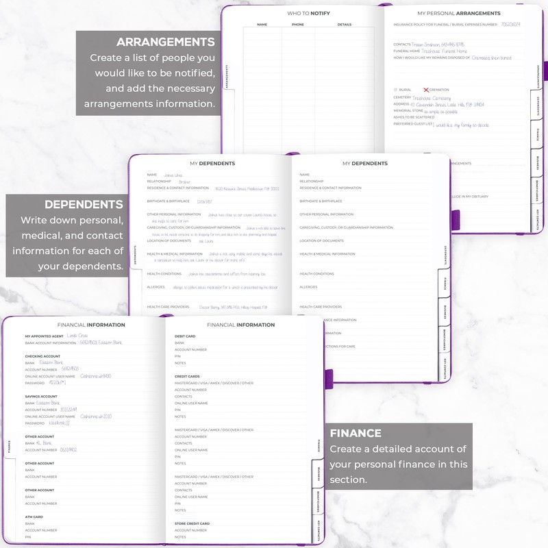 Clever Fox Large End of Life Planner – Guided Final