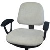 baotongle Black Polyester Elastic Stretch Chair Arm Covers, Machine Washable