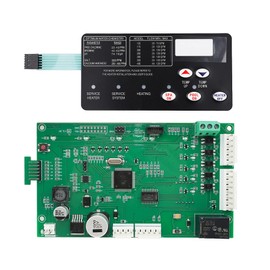 42002-0007S Pool Heater Control Board & 472610Z Switch Membrane Pad - Replacement for Pentair MasterTemp & Sta-Rite Max-E-Therm NA/LP Series Pool/Spa Heater Electrical Systems