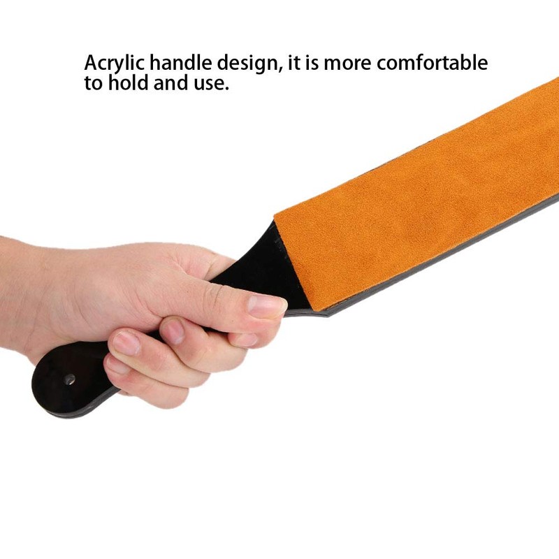 FILFEEL Strop, Afilador de Cuero de Doble Cara, Herramienta de