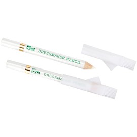 Prym PRYM_611625-1 Chalk Pencils + Brush White