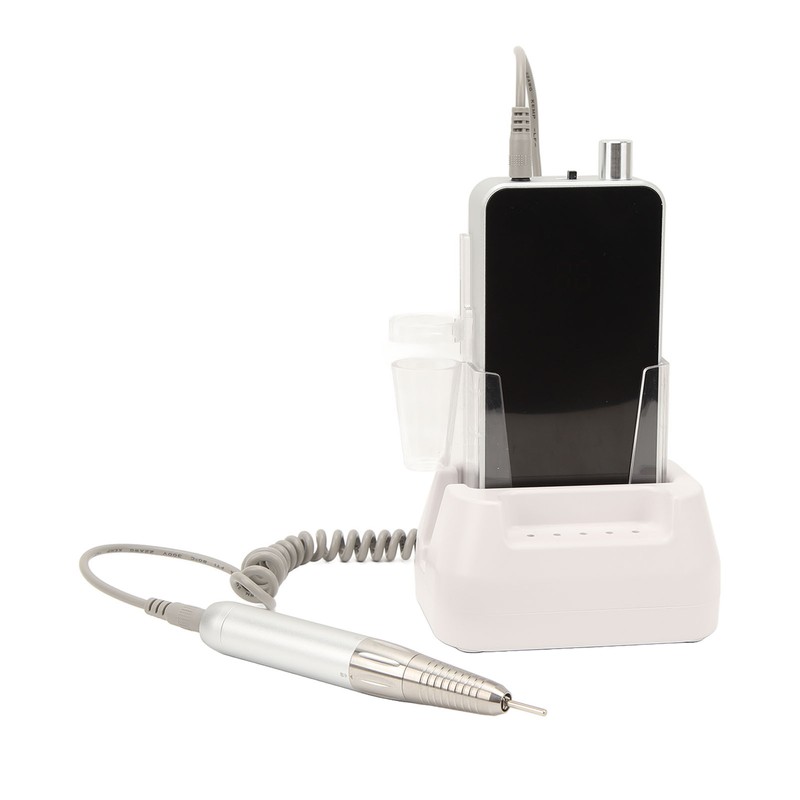 Rechargeable Manicure File 0 To 35000rpm Large Screen Display Electric