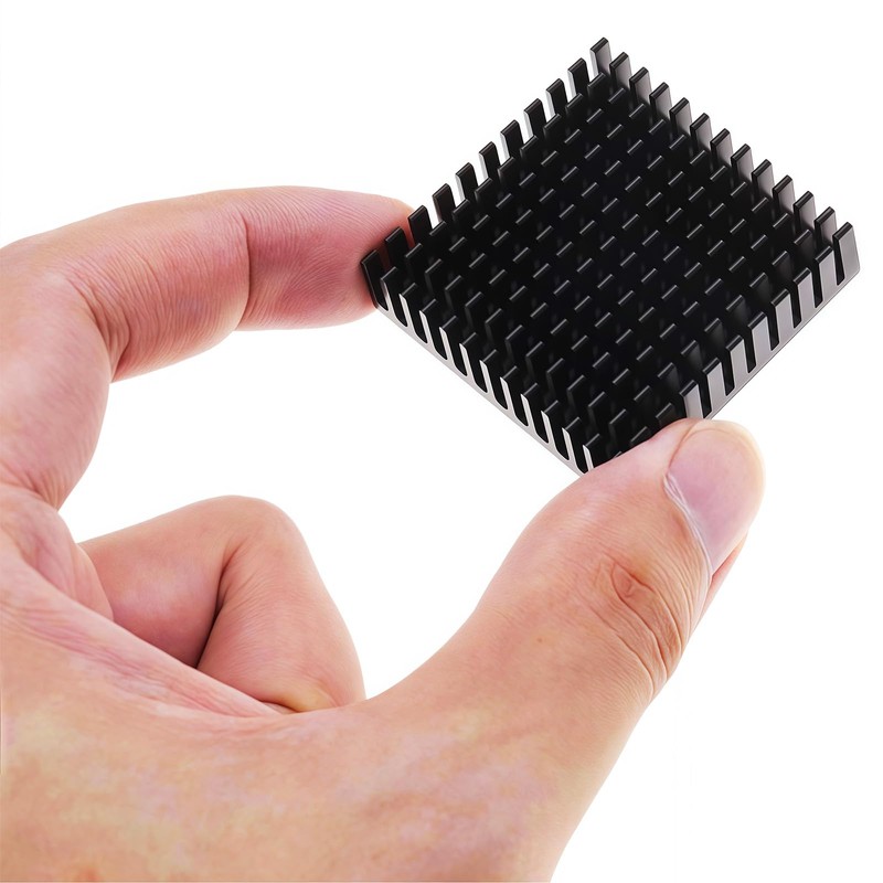 4個アルミニウム脱熱器, 導熱接着シート付き 冷却ラジエーターフィンCPU ICチップ 回路基板に適用