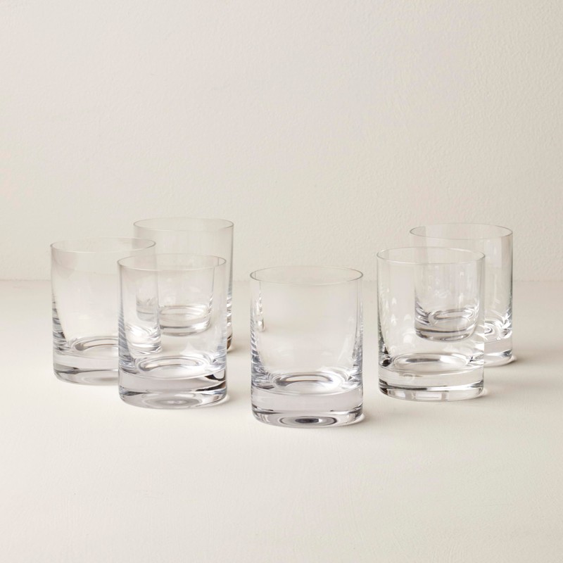 Lenox 896883 Tuscany Classics Cylinder Double Old Fashioned Glasses, Set