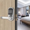 Keyless Entry Door Lock with Left Handle, Auto-Lock Door Locks