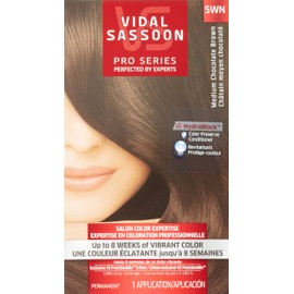 Vidal Sassoon Pro Series Permanent Hair Dye, 5WN Medium Chocolate Brown Hair Color, Pack of 1