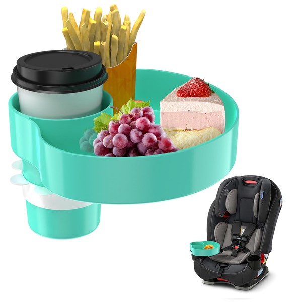 SSPONT Kids Car Seat Tray, Travel Tray with Cup Holder