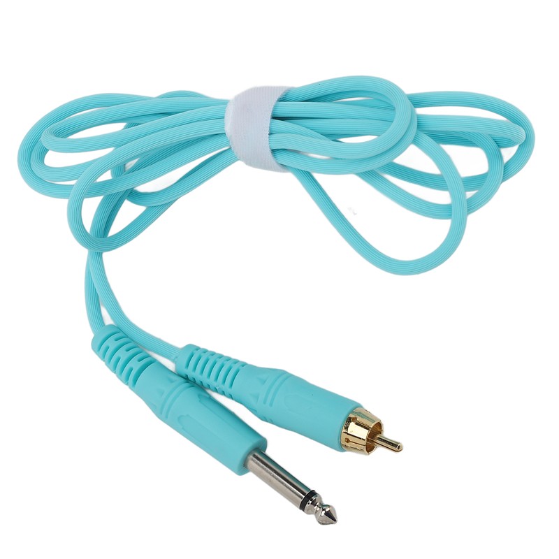 2m Length Tattoo Clip Cord RCA Interface Strong Conductivity Silicone