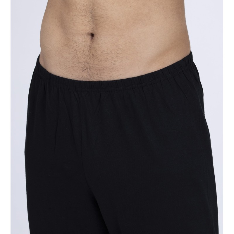 Moonline - Men's Long Pyjamas 100% Cotton with V-Neck and