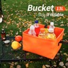 Collapsible Bucket Multifunctional Portable Lightweight Large Capacity Foldable Bucket for