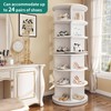 YITAHOME 6 Tier Rotating Shoe Rack Tower, Free Standing 360°