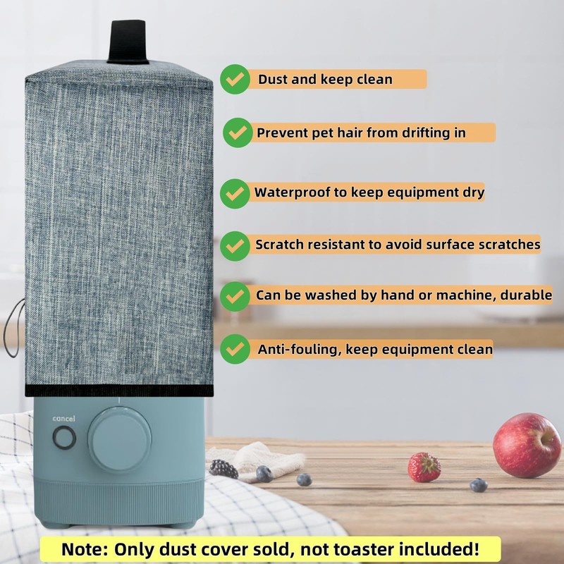 Cover for Bella 2 Slice Slim Toaster, Waterproof and Dustproof