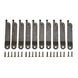 Bisagra de soporte de tapa, 10 juegos de antioxidante práctico bisagras de caja de juguetes para gabinete para ventana para caja, bisagras para cajas de madera